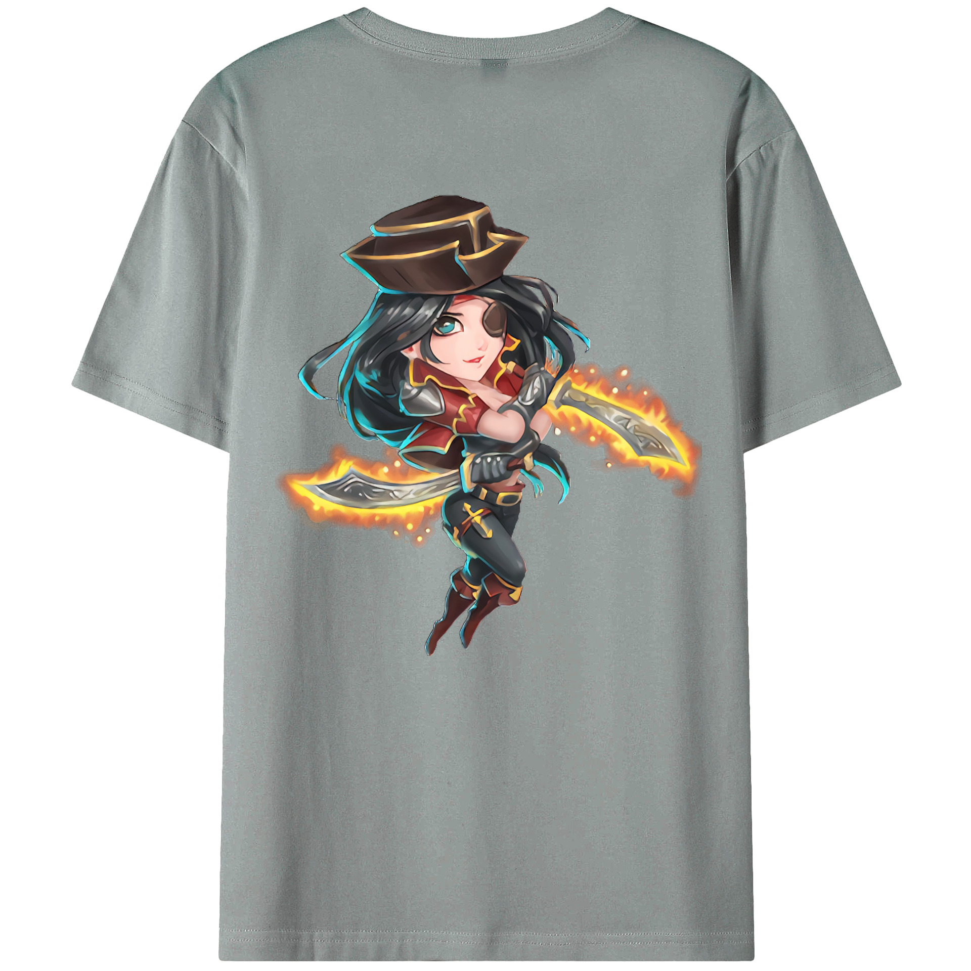 （画像用） リーグ・オブ・レジェンド League of Legends LOL 綿100％ メンズ半袖Tシャツ（バックプリント） 通気性